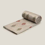 Ornate Gry Bedspread