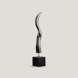 Asembo Antique Silver Horn Decor S