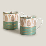Miran Gold & Beige Coffee Mug Set of 2