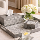 Orbis Loop Grey Tissue Box