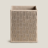 Aurum Beige & Gold Dustbin