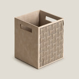 Aurum Beige & Gold Dustbin
