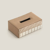 Linea Brown Tissue Box