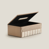 Linea Brown Tissue Box
