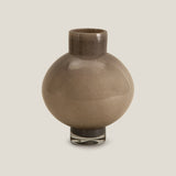 Orb Beige Glass Vase