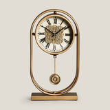 Monarch Gold Table Clock