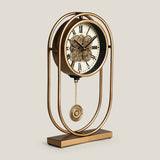 Monarch Gold Table Clock