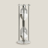 Majestic Silver & Clear Sand Timer