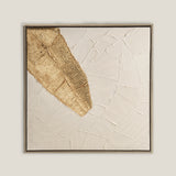 Gilded Banana Leaf Canvas