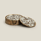 Bloomora Luxe Coasters Set of 6