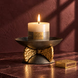 Gamwell Gold Candle Holder
