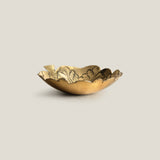 Petal Antique Gold T-Light Floater