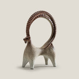 Atlas Ram Ceramic Sculpture
