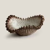 Majestus Beige Rust Decor Platter