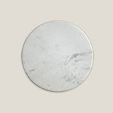 Auric White & Gold Side Table