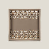 Brillo Brown Square Tray