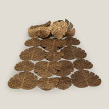 Leafora Brown & Dull Gold Table Runner