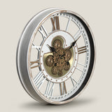 Oxford White & Gold Wall Clock