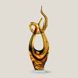 Ignis Amber Abstract Decor