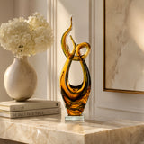 Ignis Amber Abstract Decor