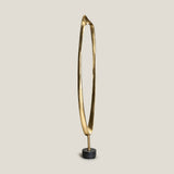 Daunan Antique Gold Abstract Decor set of 2