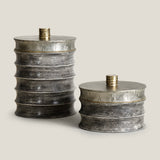 Treasure Grey Decor Jar Set of 2