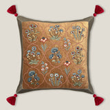 Valenne Multicolor Embroidered Cushion Cover