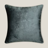 Valmont Blue Embroidered Cushion Cover