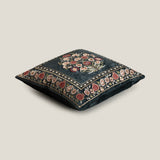 Valmont Blue Embroidered Cushion Cover