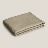 Velluto Green & Beige Reversible Bedspread
