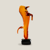 Taurus Amber Crystal Bull Sculpture