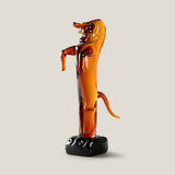 Taurus Amber Crystal Bull Sculpture