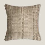 Poise Beige Pleated Cushion Cover