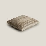 Poise Beige Pleated Cushion Cover