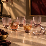Lumora Purple Drinking Glass