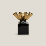 Bliss Gold & Black Candle Holder