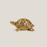 Tortoise Gold Sculpture