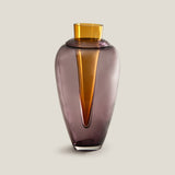 Arcus Purple & Amber Décor Vase