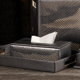 Lumina Beige & Grey Tissue Box