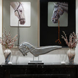Bridle Black Framed Canvas