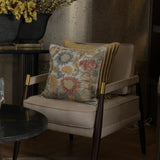 Emma Light Green Emb. Cushion Cover