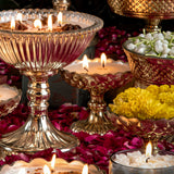 Zabol Gold Bowl Candle