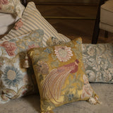 Luna Yellow Emb. Cushion Cover