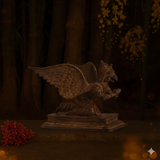 Lord Garud Antique Grey Sculpture