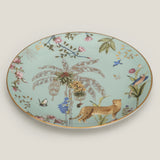 Cyan Round Platter