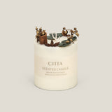Gardenia Off White Fragrant Wax Candle
