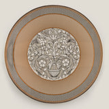 Alessi Gold & Platinum Porcelain Round Platter