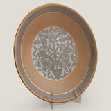 Alessi Gold & Platinum Porcelain Round Platter
