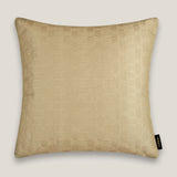 Beige & Off-white Faux Silk Euro Cover