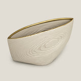 Woodland Beige Textured Ceramic Vase